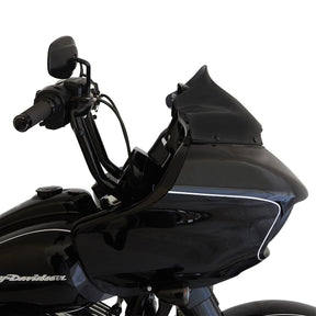 9" Sport Solid Black Flare™ Windshields for Harley-Davidson 2015-2023 Road Glide motorcycle models
