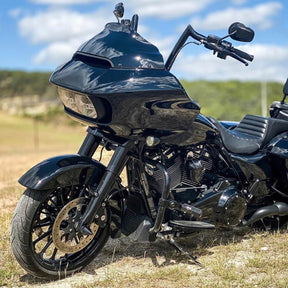 9" Sport Black Flare™ Windshields for Harley-Davidson 2015-2023 Road Glide motorcycle models