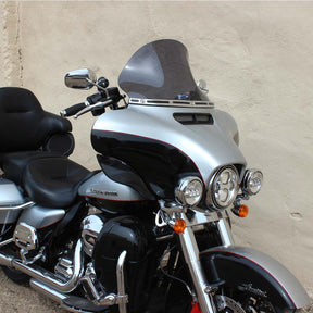11.5" Dark Smoke Flare™ Windshield for 2014-2023 Harley-Davidson FLH Motorcycle Models