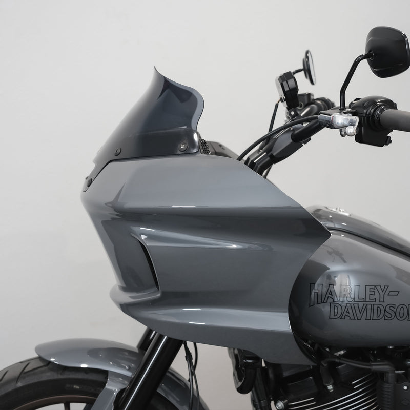 6" Dark Smoke Windshield for Harley-Davidson Low Rider ST motorcycle models(6" Dark Smoke)