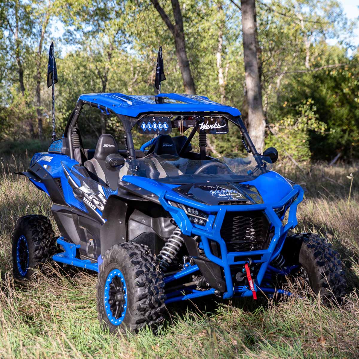 Tint UTV Flare™ Windshield for 2020+ Kawasaki® KRX models