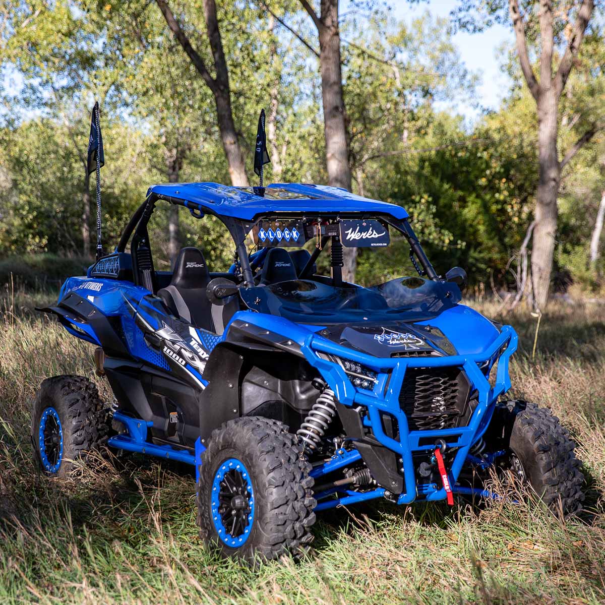 Dark Smoke UTV Flare™ Windshield for 2020+ Kawasaki® KRX models