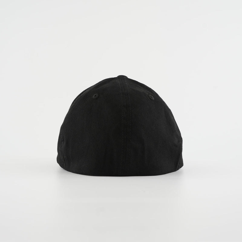 Back of Black Klock Werks Offset Spade Logo Embroidered Hat (Klock Werks Offset Logo Embroidered Hat)