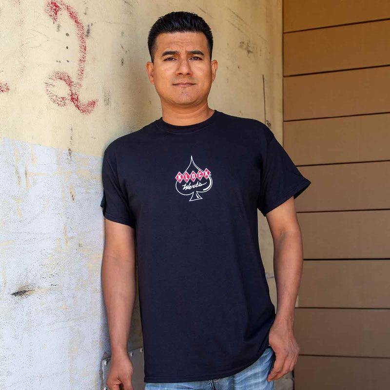 Klassic Logo Tee Model is wearing a Large Klassic Logo Tee(Model is wearing a Large Klassic Logo Tee)