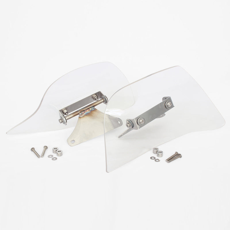 Clear Mid-Frame Deflectors For Honda® 2001-2017 Gold Wing Motorcycles(Clear)