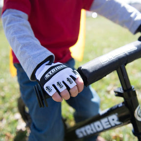 Strider Half-Finger Gloves in use 