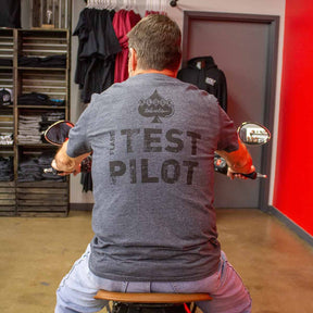 Men's Test Pilot Charcoal Gray T-Shirt