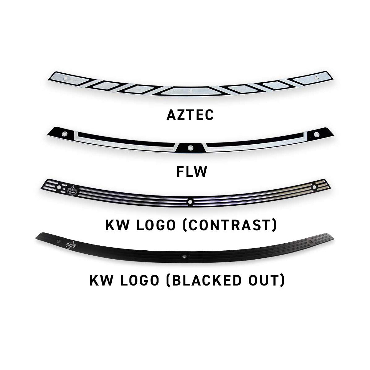 Complete lineup of Windshield Trim for Harley-Davidson 2014-2023 FLH Motorcycles
