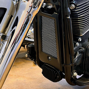 Chrome Oil Cooler Guard for Harley-Davidson® Softail Models