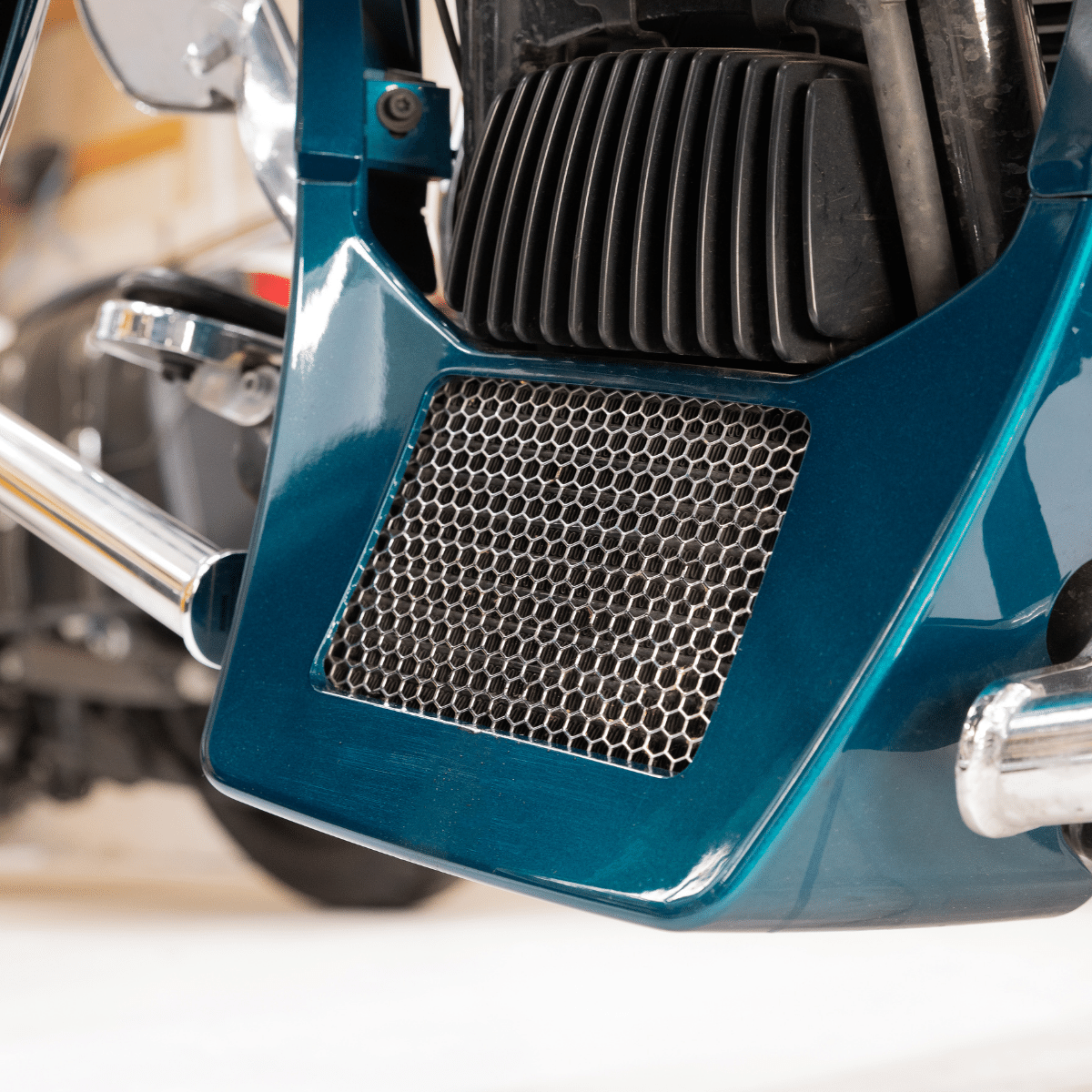 Chrome Oil Cooler Guard for Harley-Davidson® Touring Models 2017-2024(Chrome)