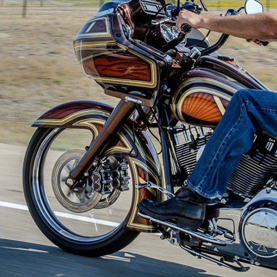 Level Big Wheel Front Fender FIT KIT for Harley-Davidson 2014-2016 Touring Motorcycle Models(Level)