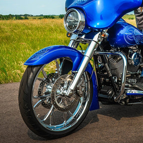 Slicer Big Wheel Front Fender FIT KIT for Harley-Davidson 2014-2016 Touring Motorcycle Models
